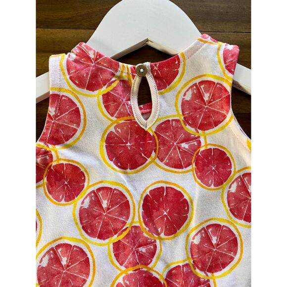 NWT Burt's Bees Cotton Terry Organic Grapefruit Tank Top Short Set Baby Girl 12M - Picture 5 of 12